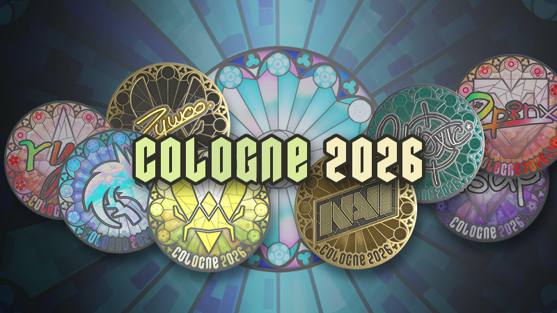 Chegou o Major! Valve lança Passe de Batalha da IEM Cologne 2026 e muda contratos de Trade Up